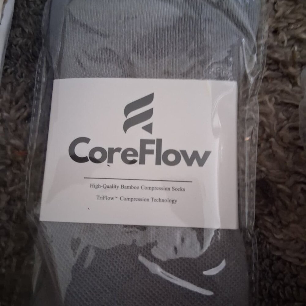 CORE FLOW SOCKS-High-Quality Bamboo Compression Socks-TriFlow-Compression Tech